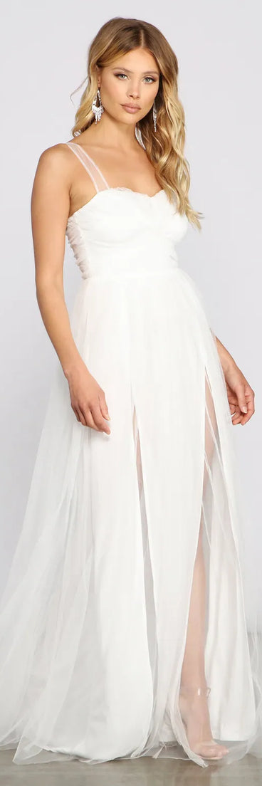 Kylunda Formal Tulle A-Line Dress