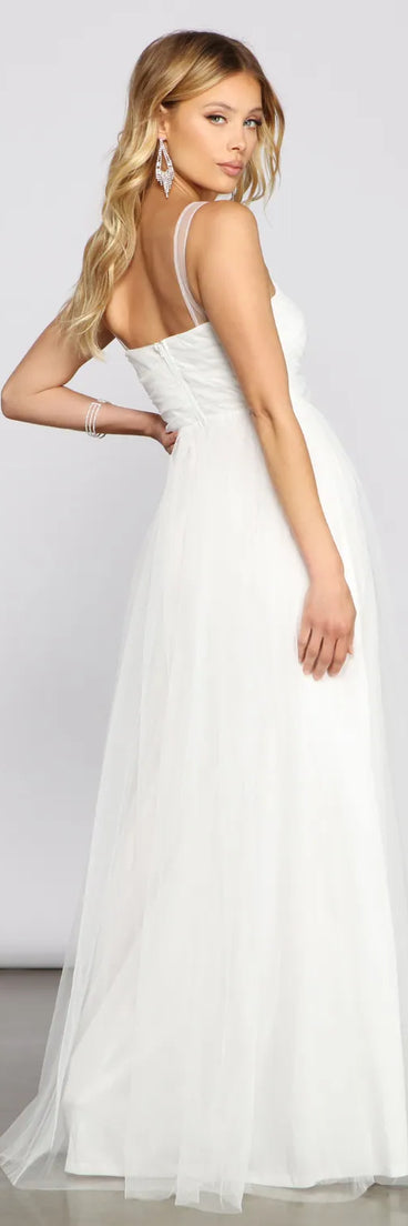 Kylunda Formal Tulle A-Line Dress