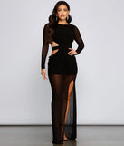 Tayla Formal Cutout Out Heat Stone Dress