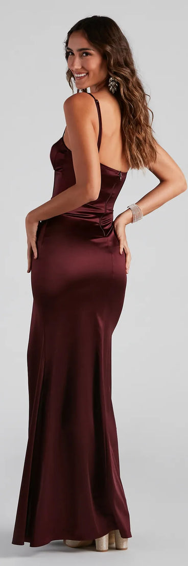 Nora High-Slit Mermaid Dress