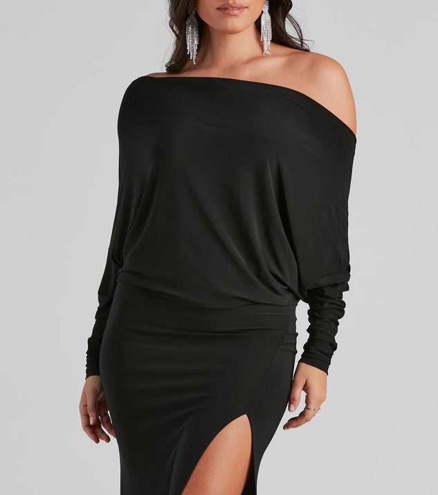 Londyn Formal High Slit Convertible Dress