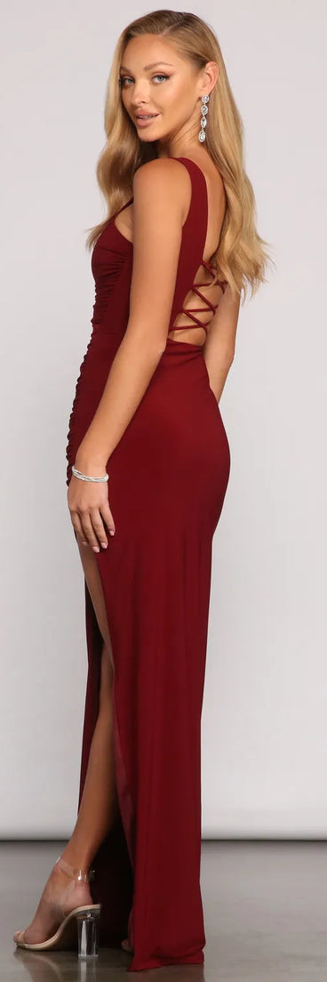 Sarai Formal One-Shoulder Asymmetrical Dress