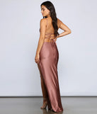 Ella Strappy Back High-Slit Dress