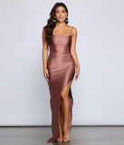 Ella Strappy Back High-Slit Dress