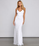 Zenaida Formal Sleeveless Lace Mermaid Dress