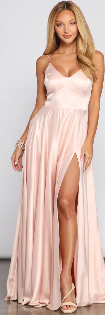 Juliet Formal High Slit Dress 2