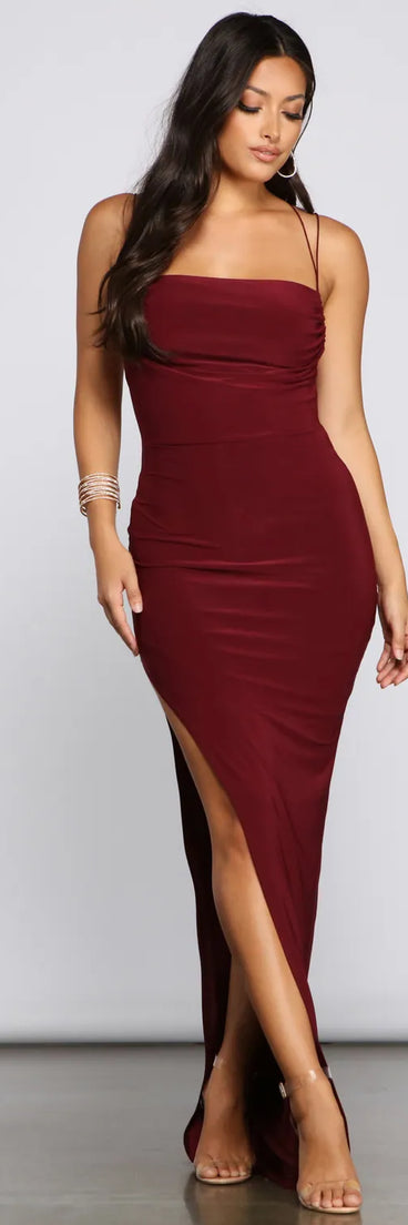 Lily Formal High Slit Dress