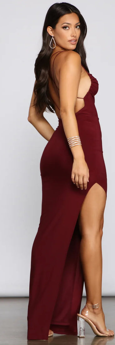 Lily Formal High Slit Dress