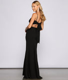 Bette Formal Open Back Crepe Dress