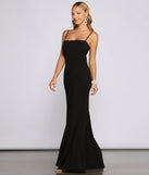 Bette Formal Open Back Crepe Dress