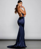 Nola Darling Satin Evening Gown