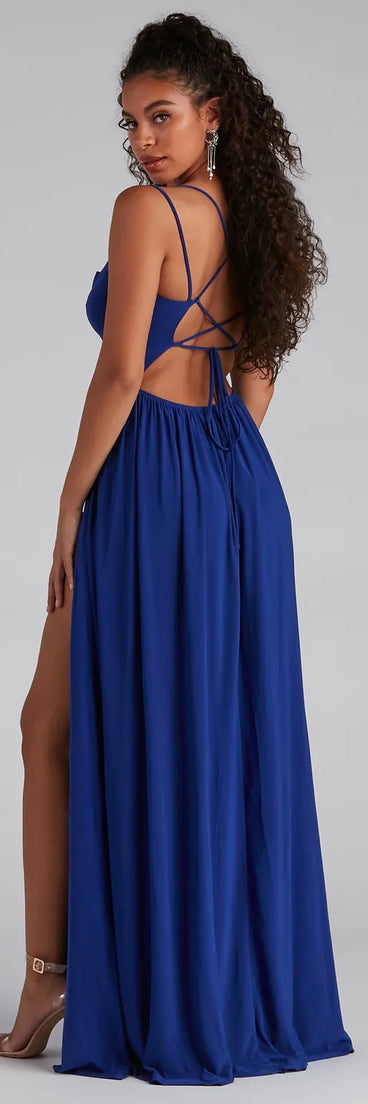 Fleur Formal Double High Slit Dress