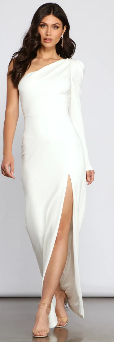 Kimberly One-Shoulder Formal Dress