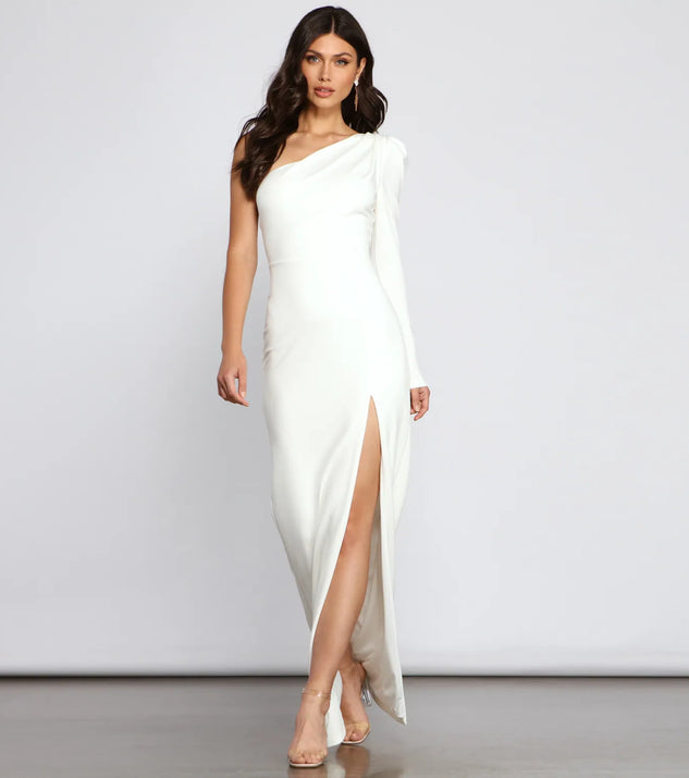 Kimberly One-Shoulder Formal Dress