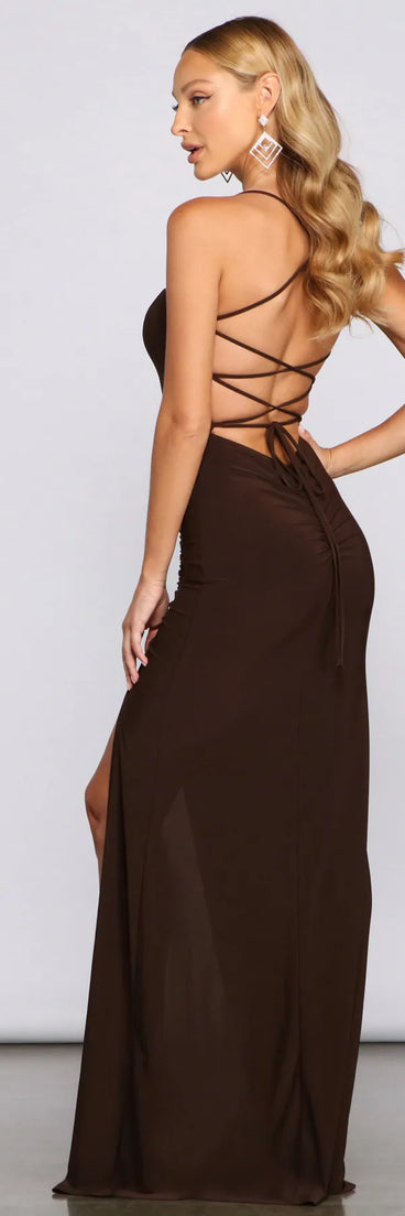 Gretchen Formal Lace-Up Dress