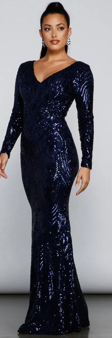 Ireland Formal Sequin Mermaid Dress
