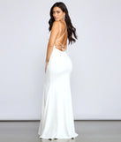 Holly Lace-Up Back Mermaid Dress