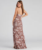 Isla Formal High Slit Floral Dress