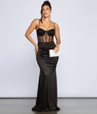 Larissa Formal Heat Stone Satin Dress