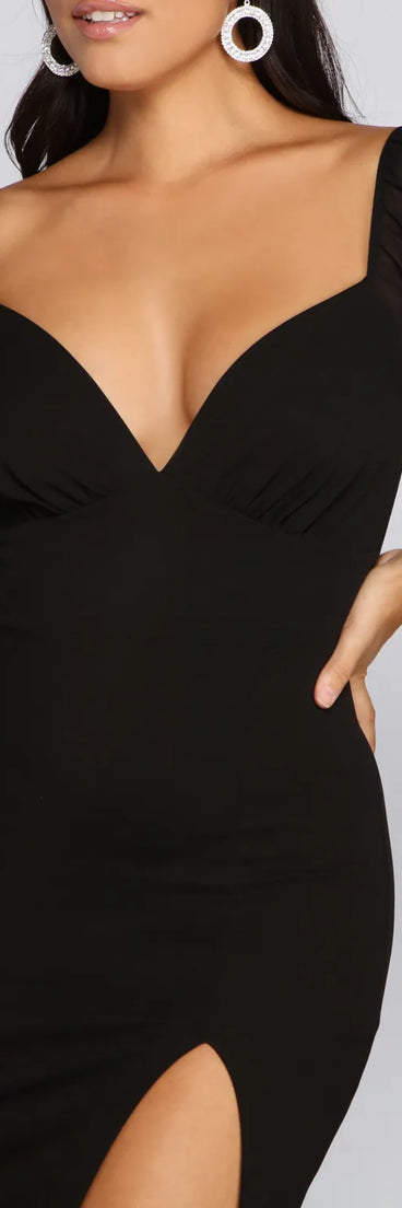 Viola Formal Chiffon A-Line Dress