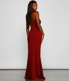 Alani Formal High Slit A-Line Dress