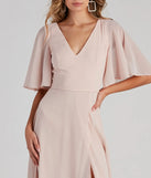 Greta Formal High Slit Chiffon Dress