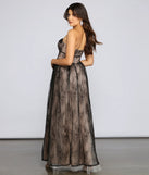 Laurel Formal Lace Illusion Corset Dress