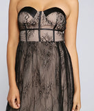 Laurel Formal Lace Illusion Corset Dress