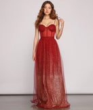 Cressida Formal Glitter A-Line Dress