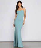 Claudette Formal Lace-Up Mermaid Dress