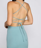 Claudette Formal Lace-Up Mermaid Dress
