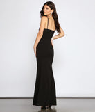 Meriah Formal High Slit A-Line Dress