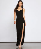 Layla Sleeveless High-Slit Formal Dress
