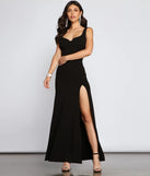Layla Sleeveless High-Slit Formal Dress