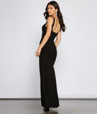 Layla Sleeveless High-Slit Formal Dress