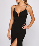Jianna Formal A-Line Crepe Dress