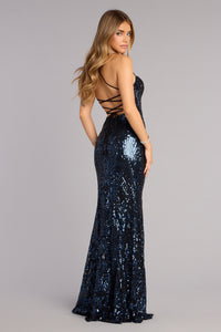 sequin mermaid dress Rowena Sequin Mermaid Dress