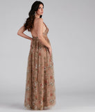 Daisy Pleated Tulle Formal Dress