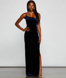 Tanya Velvet One-Shoulder Formal Dress