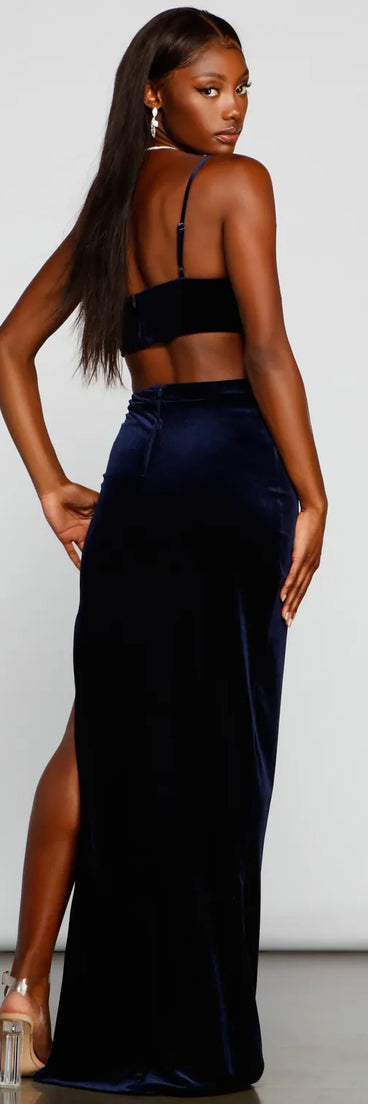 Tanya Velvet One-Shoulder Formal Dress