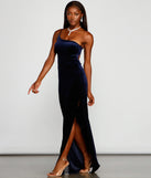 Tanya Velvet One-Shoulder Formal Dress
