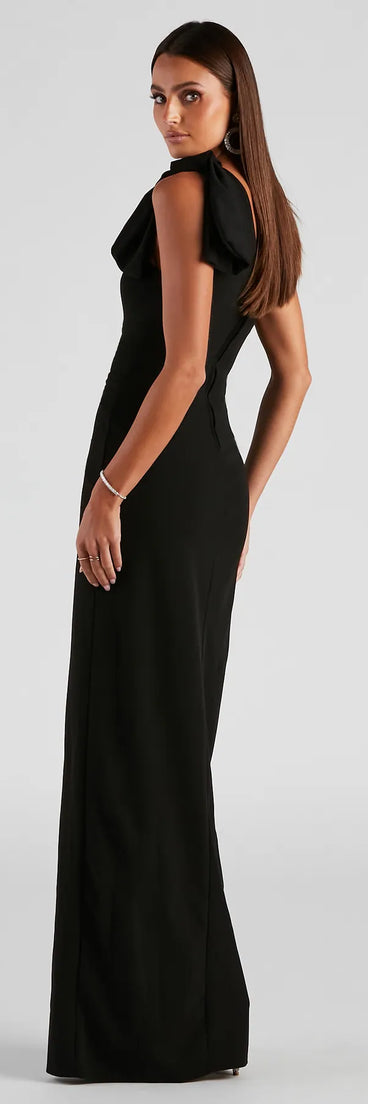 Star Formal One-Shoulder Mermaid Dress