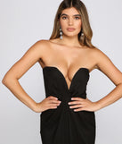 Addie Formal High Slit Wrap Dress