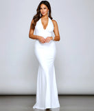 Luna Halter A-Line Formal Dress