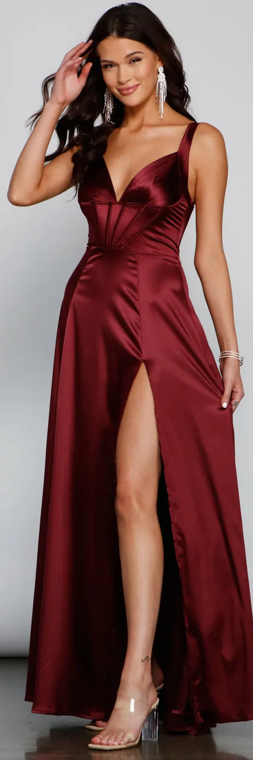 Rae Formal Corset A-Line Dress