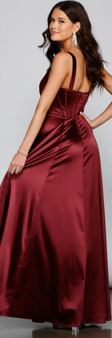 Rae Formal Corset A-Line Dress