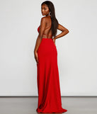 Jolie Formal High Slit A-Line Dress