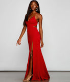Jolie Formal High Slit A-Line Dress
