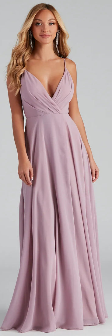 Silvia Chiffon A-Line Formal Dress