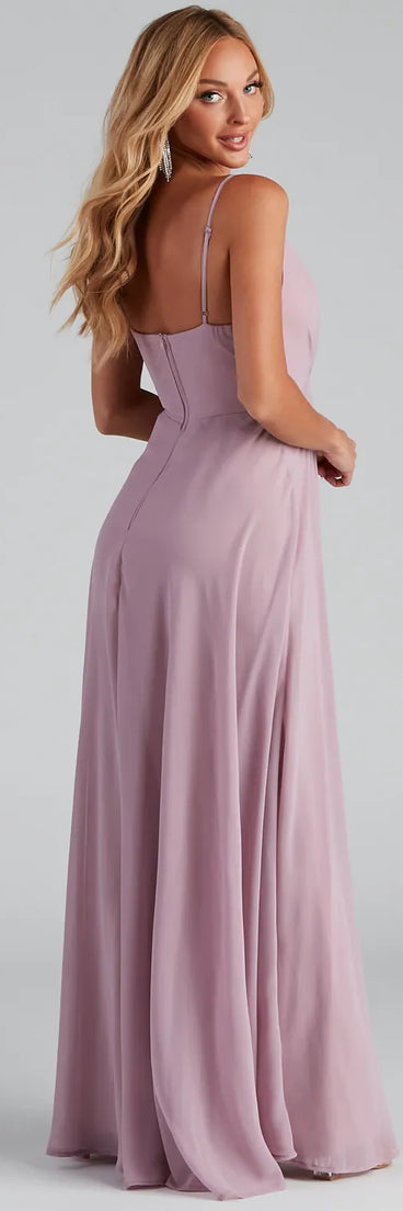 Silvia Chiffon A-Line Formal Dress